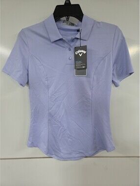 Ladie's Callaway Golf Shirt XSA Opti-dri Stretch Lavender Purple Size XS Women's